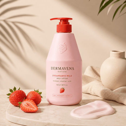 Dermavena Strawberry Milk Body Lotion