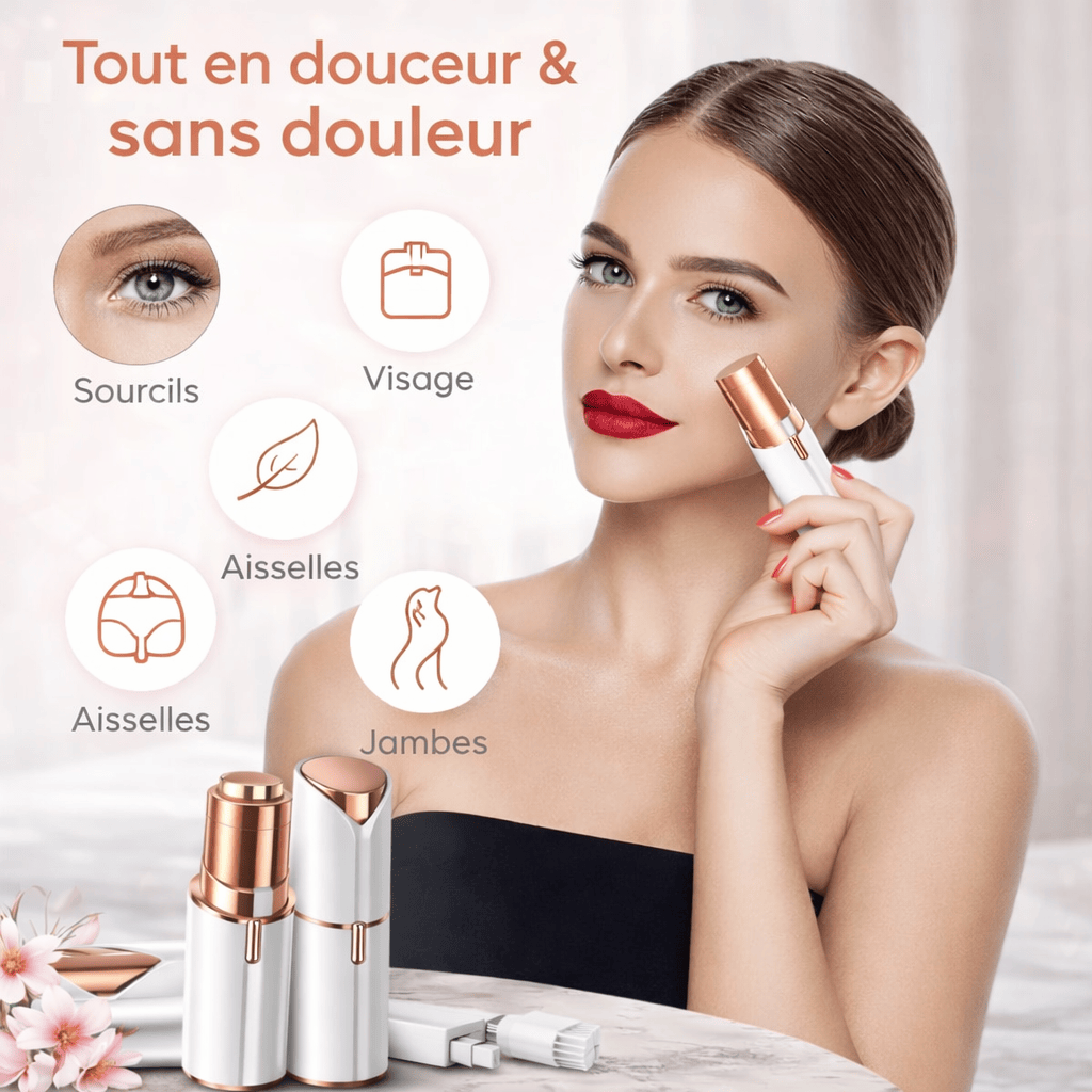 Dermavena™ SmoothGlide — Épilateur Électrique Sans Douleur