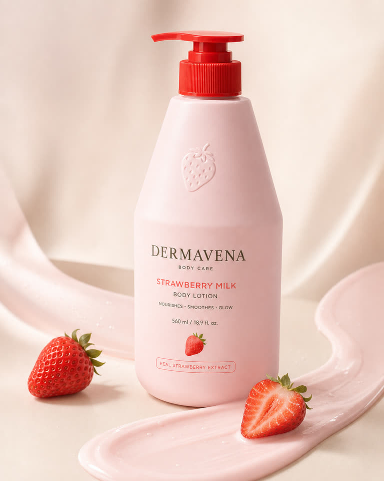 Dermavena Strawberry Milk Body Lotion dans l’univers Dermavena
