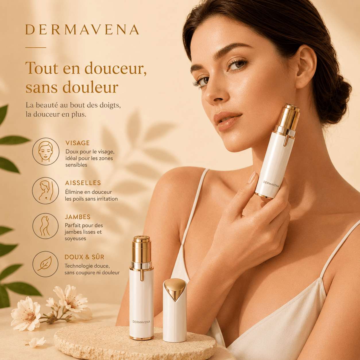 Dermavena SmoothGlide — Épilation Douce & Précise