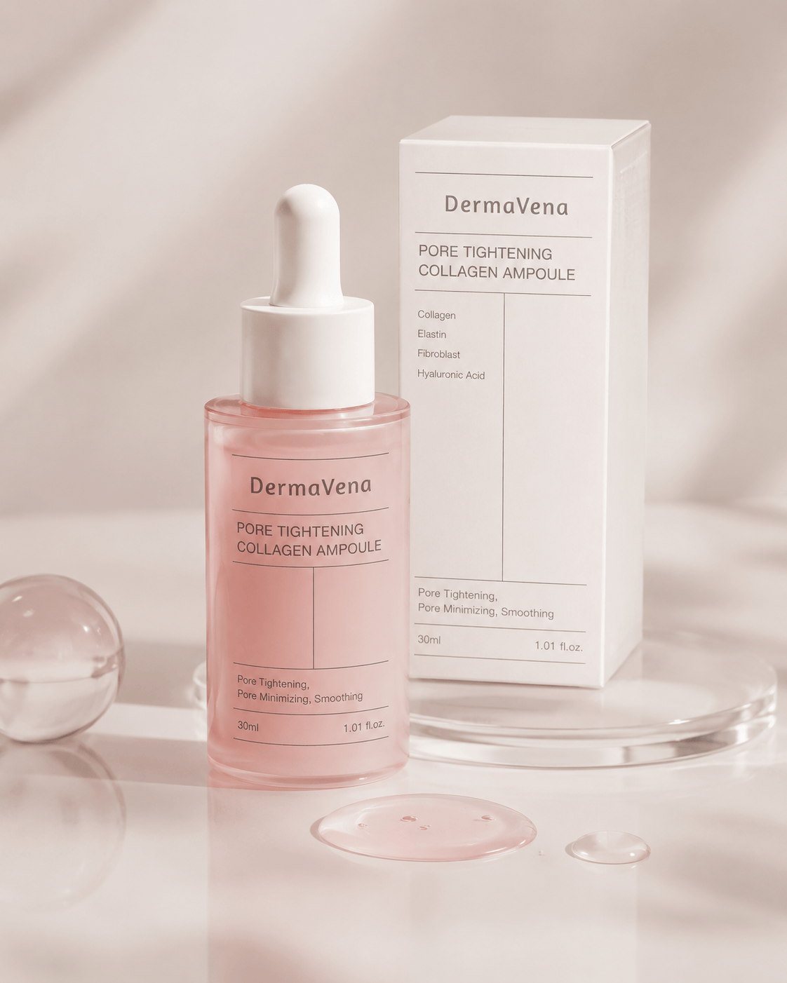 Dermavena Skincare Sérum collagène glow peau souple | Dermavena